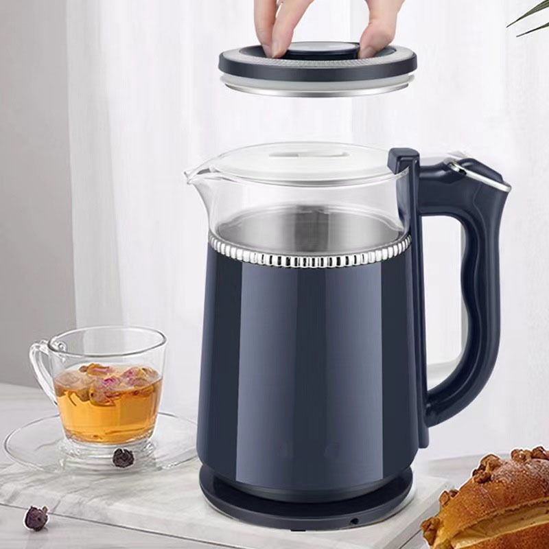 Wholesale Gifts From Manufacturers, Cross-Border Glass Straight Electric Kettles, Quick Household Water Kettles, Large-Capacity Water Kettles