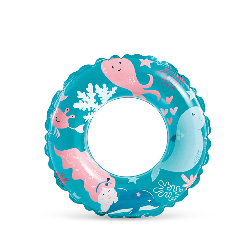 INTEX59242 transparent float ring children's inflatable swimming ring, swimming pool pvc cartoon baby armpit ring wholesale details Picture