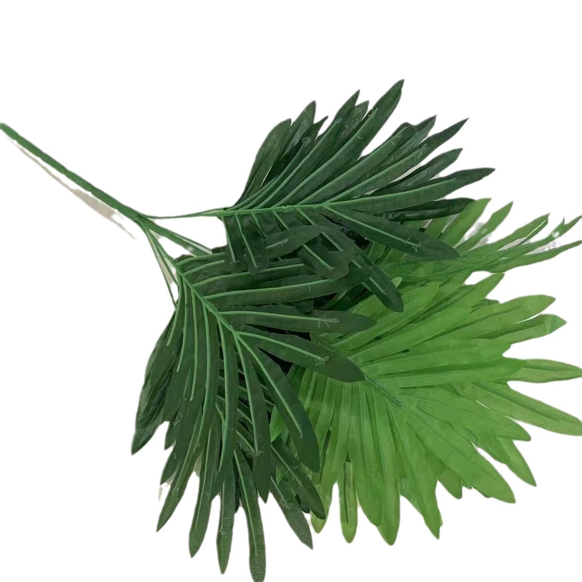 Artificial green plants, kidney fern leaves, Persian leaves, bunches, engineering green plants, grass for outdoor landscaping and decorative plant ornaments Item Picture
