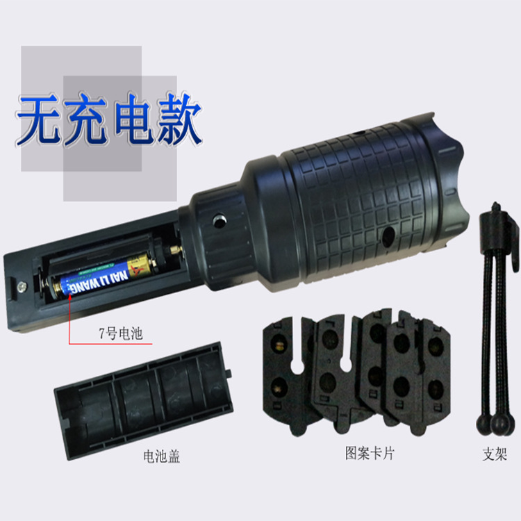 European and American Christmas festival color film projection lamp children's card-charging LED flashlight manufacturer supply Application Scenario
