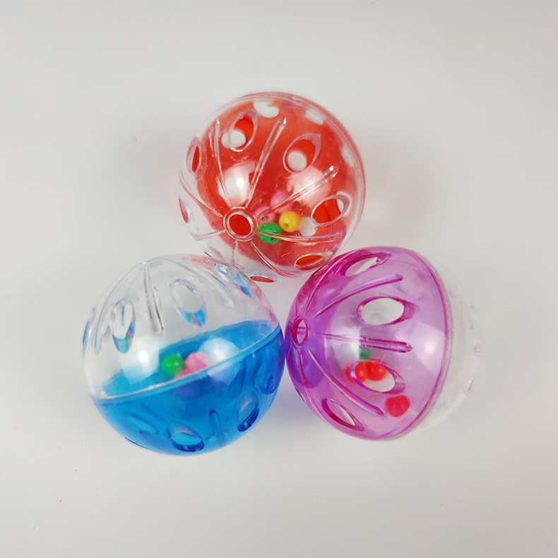 宠物用品猫咪/双色塑料猫玩/宠物玩具产品图