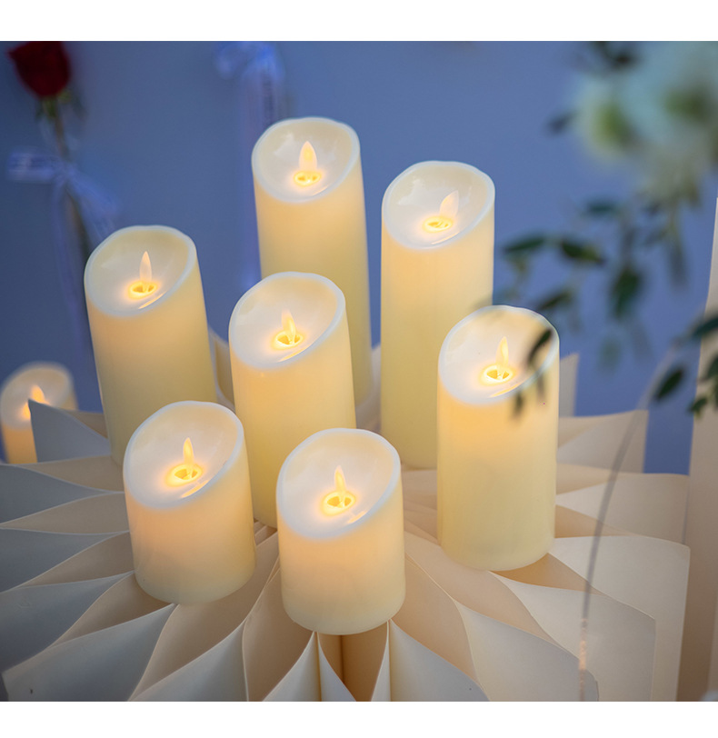 led electronic candle lamp, swinging simulation candle, wedding romantic confession, birthday performance, decorative item, murder mystery game