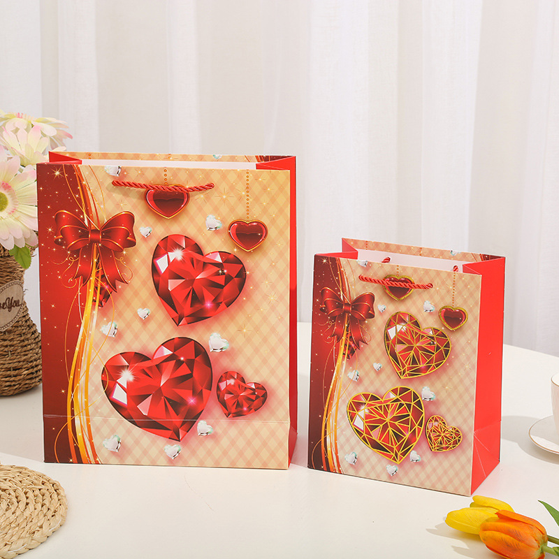 Lover Love Phnom Penh Gift Bag Tote Bag Hot Gold Powder Paper Bag Birthday Gift With South American Packaging Specification drawing