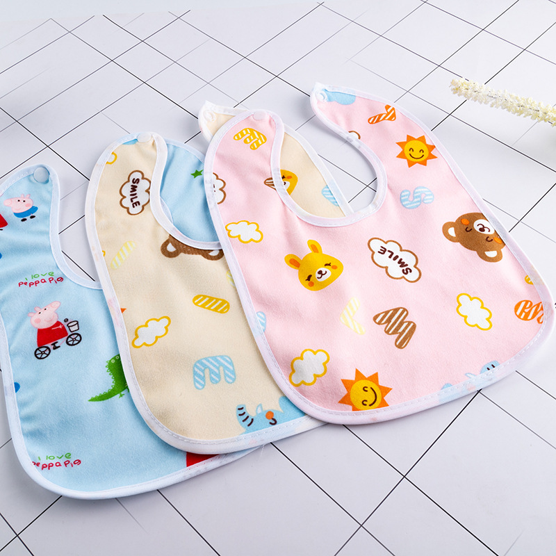 Baby waterproof wipes, crystal velvet wipes, cartoon baby bibs, bibs, online store, free small gifts wholesale Application Scenario