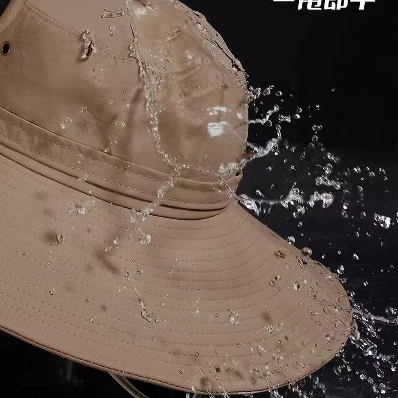 Hat For Men Summer Sun Protection Mountaineering Fisherman Hat For Men Outdoor Large Overhang Fishing Shade Headwrap Cowboy Hat For Men Application Scenario