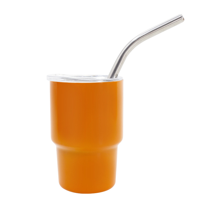 304 stainless steel sublimation car cup, double-layer vacuum mini straw cup, cross-border 3-7oz small wine glass in stock Item Picture