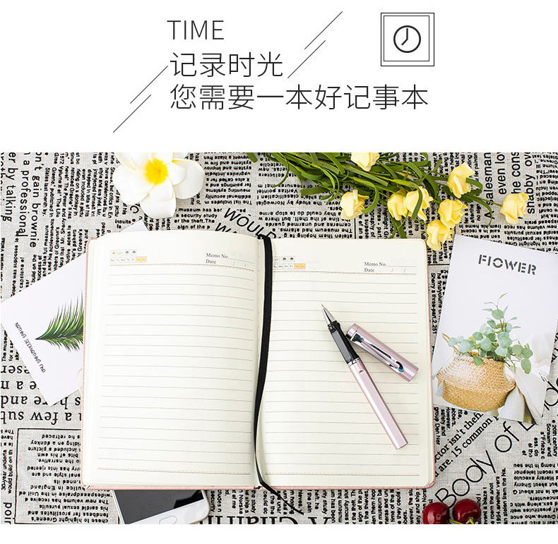 Business gift set, high-end notebook gift box, enterprise office meeting notebook, customized logo souvenir pic 8
