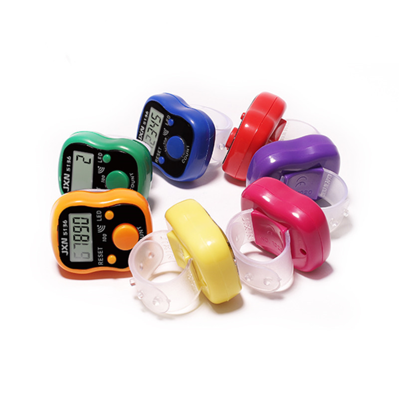 A multi-functional LED luminous electronic counter with 100 sound reminders, manually press the backlit counter Item Picture