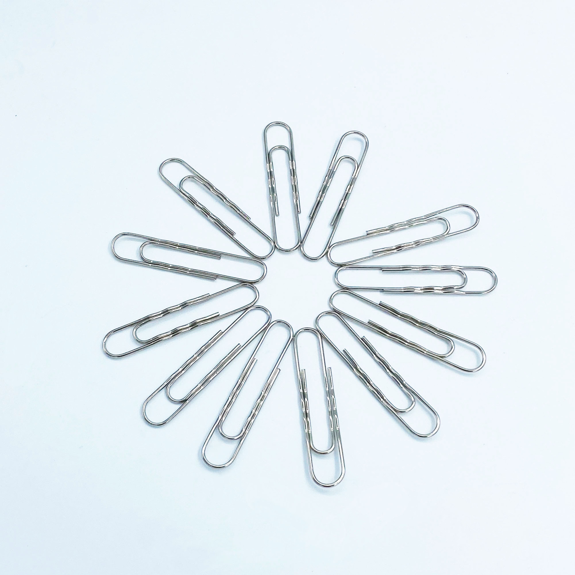 Wholesale of creative wave paper clips, paper clips and stationery pins in various specifications details Picture