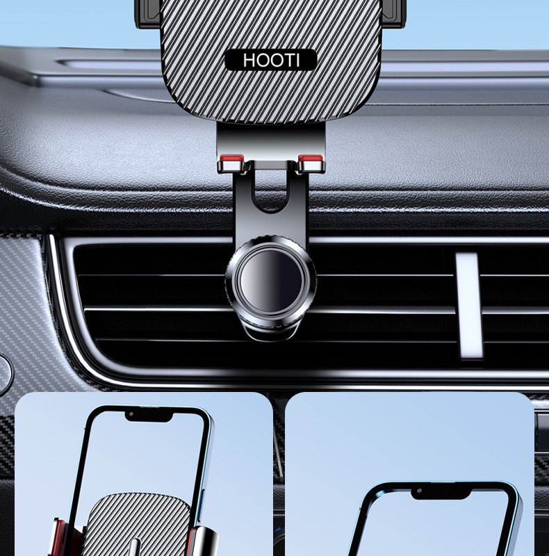 跨境延长杆车载手机支架汽车出风口360度旋转不挡出风口手机支架详情2