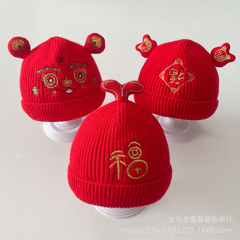 婴儿帽子秋冬产品图