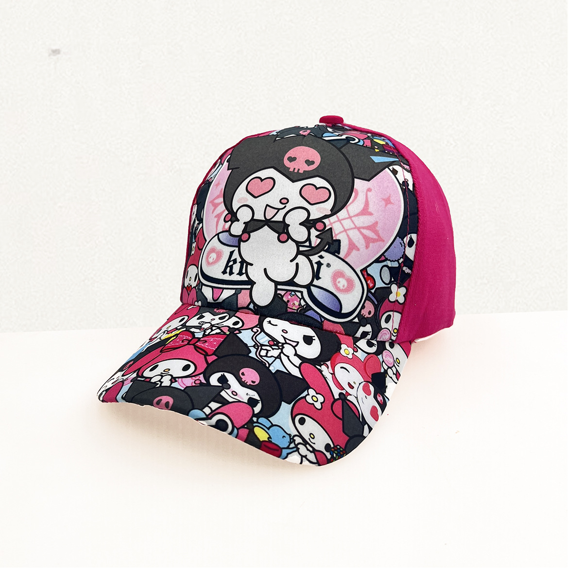 European Sanrio Kids Baseball Cap Boys And Girls Anime Cartoon Cap Kt Cat Kulomi Cute Visor Hat Item Picture