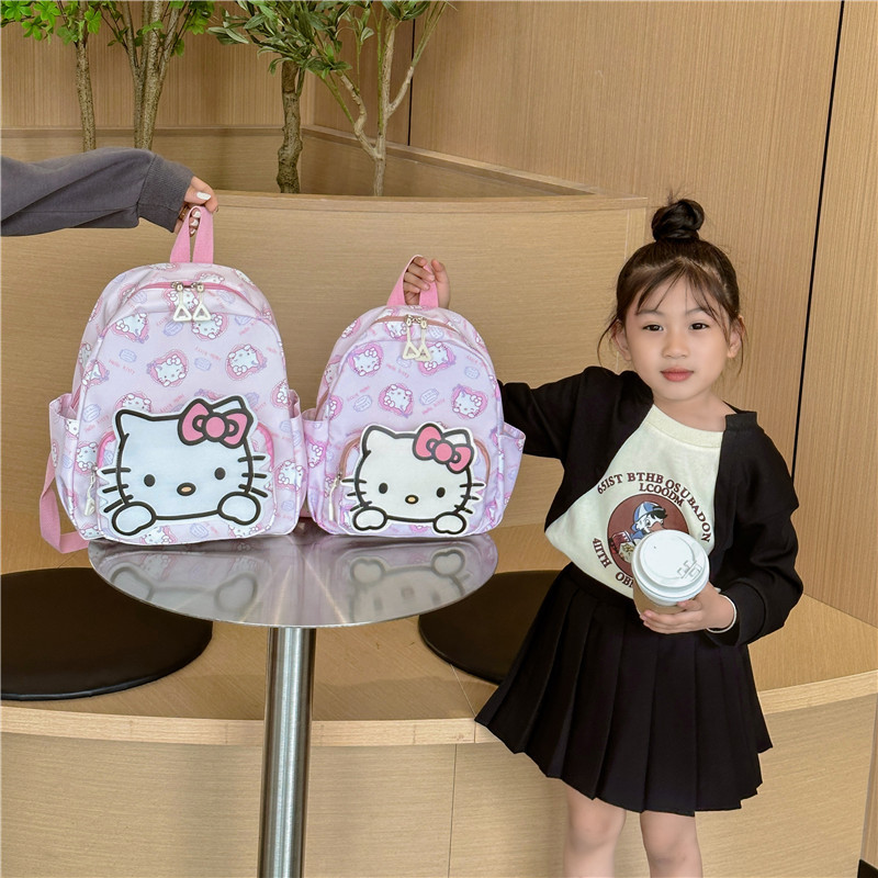 New cartoon children's schoolbag, Kuromi Pacha Dog backpack, cute student backpack, large-capacity children's schoolbag details Picture