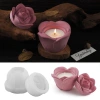 diy gypsum cement scented candle cup with lid, rose storage jar, gypsum mirror silicone mold ornament Application Scenario