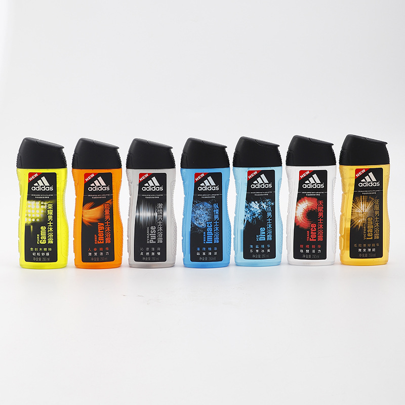 Adidas Men's Body Wash 250Ml Bath Shampoo Stay Fragrance Bath Lotion Sports Fragrance Portable Vial details Picture