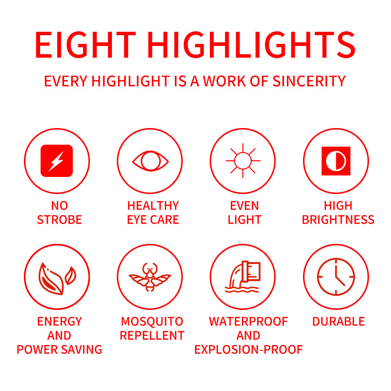 New high-power ultra-bright LED constant current industrial and mining lamps, energy-saving lamps E27 and E40, screw-type factory and livestock farm lighting Specification image