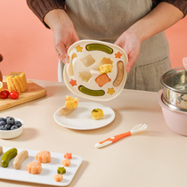 Baby rice cake mold silica gel can cook auxiliary food children's sausage mold cartoon steamed cake steamed sausage mold high temperature resistance
