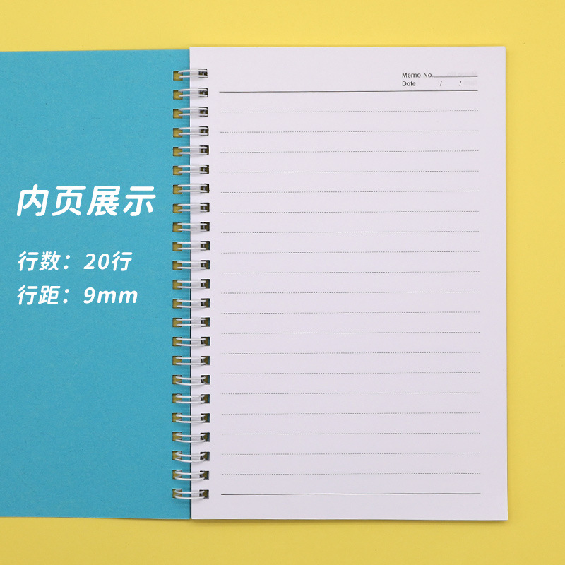 A5 Vintage Kraft Paper Coil This Custom Logo Portable Creative Notepad Wholesale Notebook Application Scenario