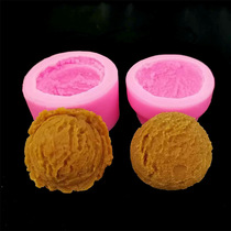 Ice cream ice cream silicone mold Aromatherapy candle soap plaster mold diy drop glue crystal pinch mold