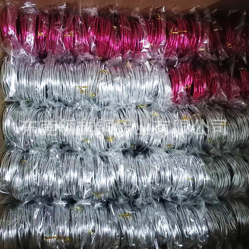 10米1卷现货现发手工彩色铝线氧化铝丝小学生手工折字彩色铝丝1.0详情图2