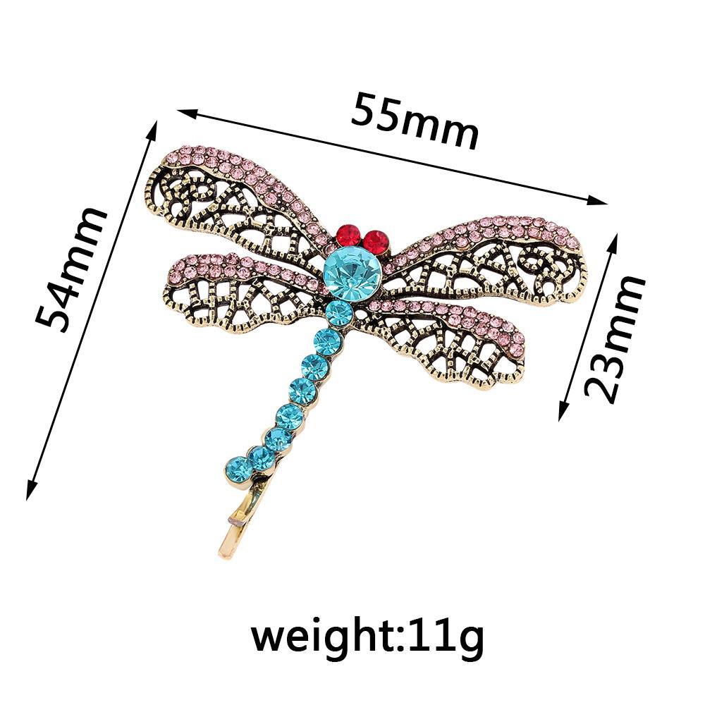 Halloween Ghost Mother Brooch Butterfly Hairpin Necklace For Girls One-Line Clip Fashion Dragonfly Headdress Gift For Ladies Item Picture