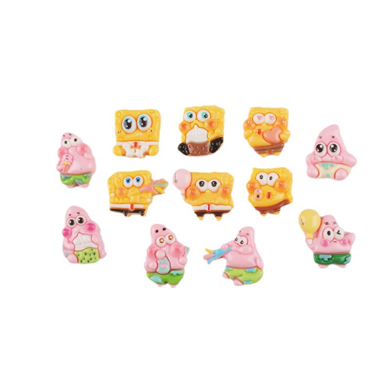 Cute expressions, Haibao's new resin accessories, cream glue jewelry, headwear, diy hair accessories, mobile phone cases, handcrafted wholesale Item Picture