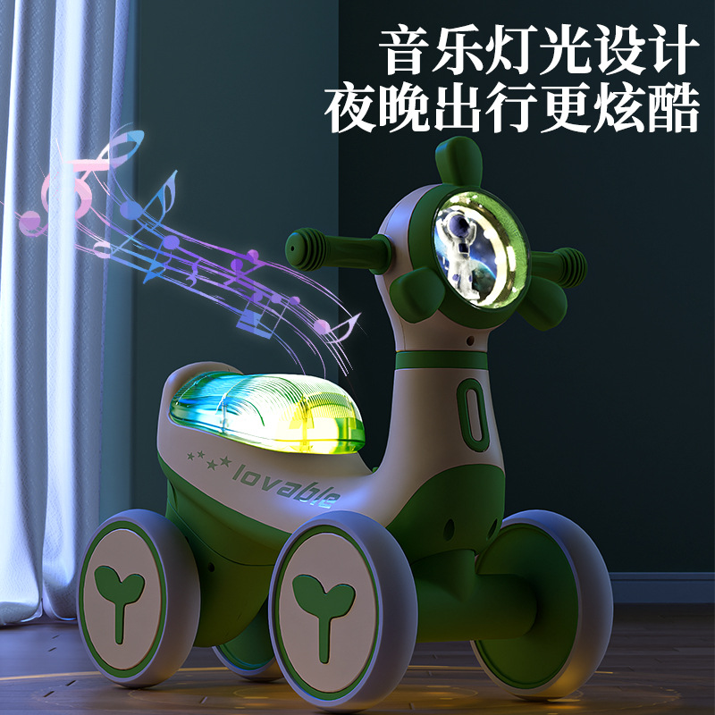 Children's balance scooters, children's 1-3 years old roller coasters, four-wheel anti-rollover roller coasters for boys and girls, baby walkers, and roller walkers Application Scenario