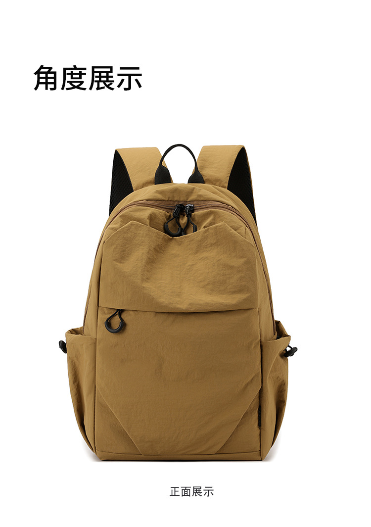 小型双肩包男小号潮牌迷你轻便学生书包运动短途出差旅行小背包女详情14