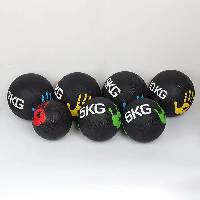 Home fitness medicine balls, solid balance rubber balls, exercise rehabilitation, waist and abdominal private training, physical fitness training balls, gravity balls