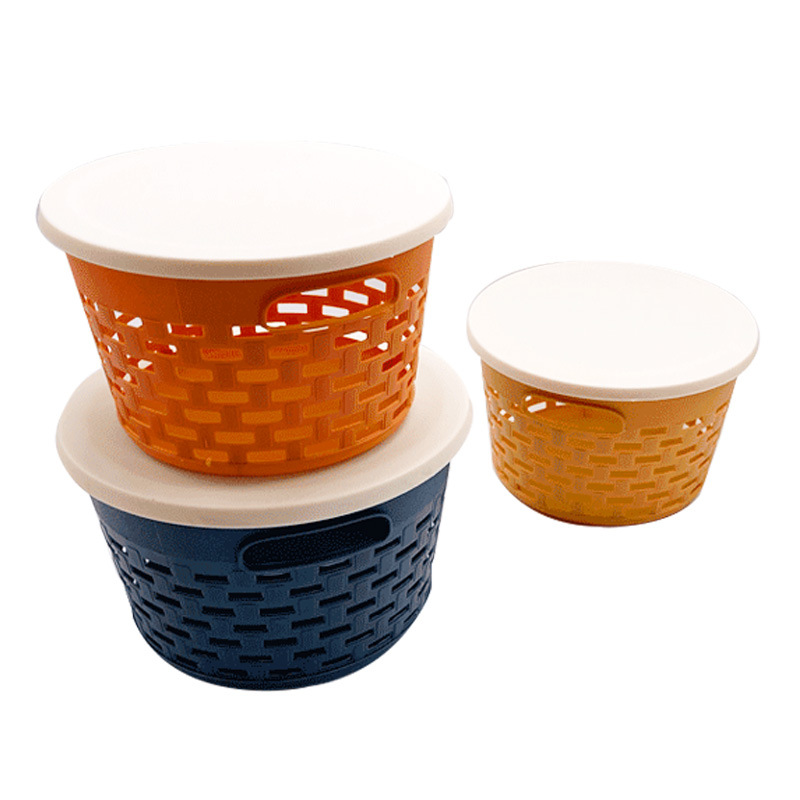 Dustproof Multi-Purpose Storage Basket Student Dormitory Organizer Basket Plastic Desktop Snack Storage Box Wardrobe Storage Basket Wholesale Application Scenario