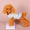 Pet puppy dog autumn and winter season thickened warm little chanel-style princess dress cute and fashionable lace-trimmed pet clothing Application Scenario
