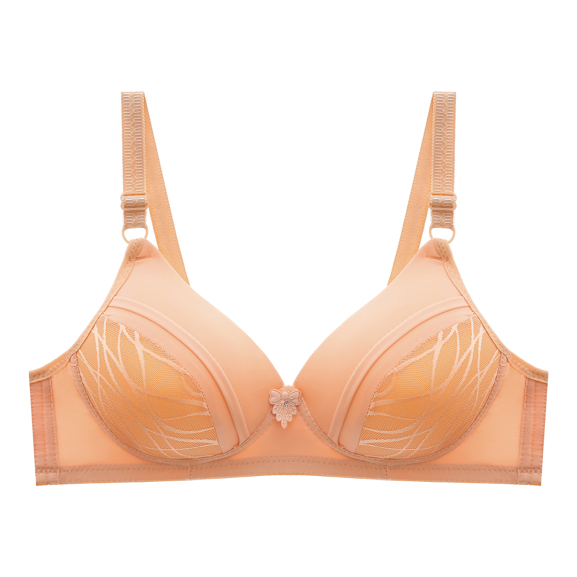 Wholesale of thin, large-sized bras without underwire, traditional three-breasted underwear for women, cross-border trade to the Middle East, South America and Latin America Item Picture