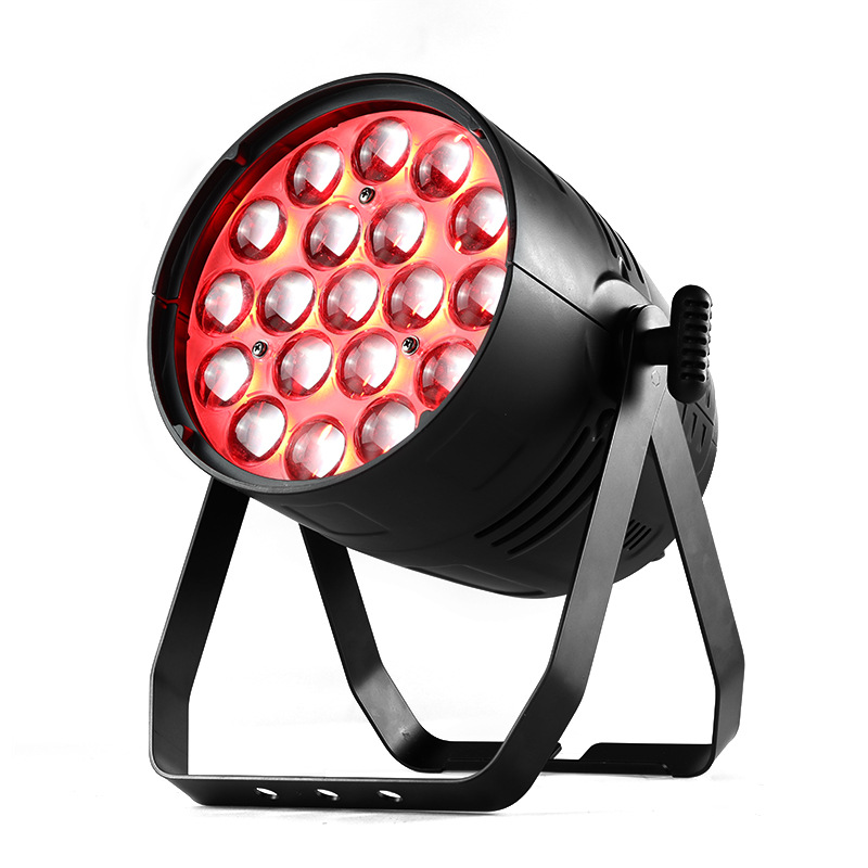 19-piece 15W four-in-one adjustable focus pad light indoor bar performance stage light LED ambient color light simple version details Picture