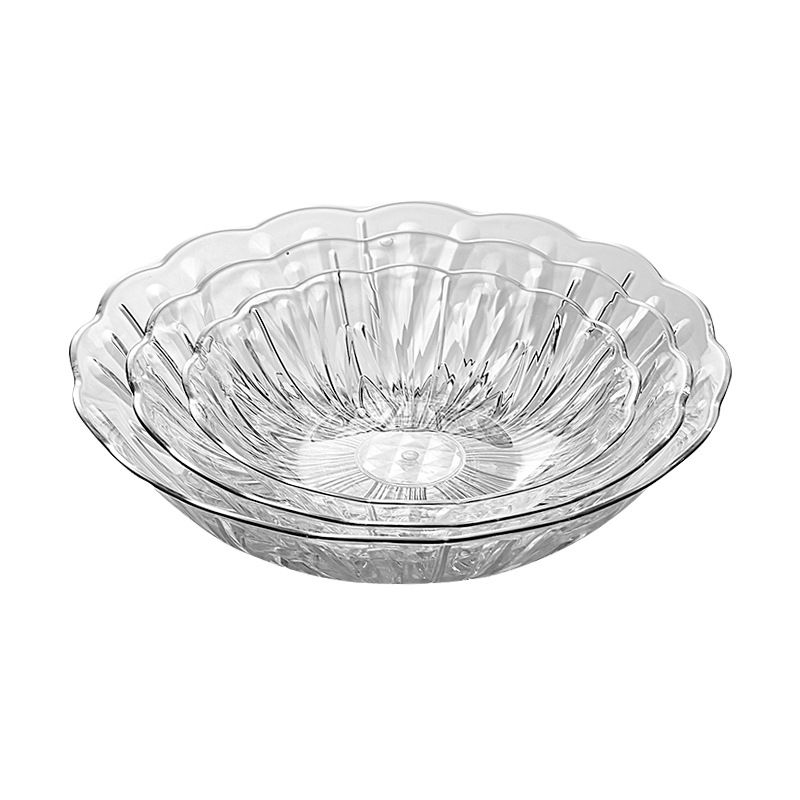 多层果盘/果盘/玻璃果盘/水果盘果盘/金属篮白底实物图