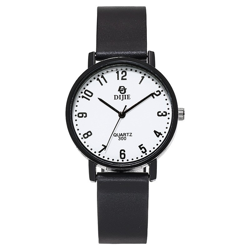 Student exam watch design: Fashionable and trendy female style, ins niche and elegant quartz watch for junior and senior high school couples Item Picture
