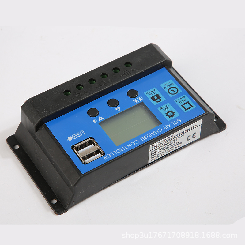 12V/24V10a 20A 30A Solar Charging Controller Photovoltaic Panel Controller Street Light Controller details Picture
