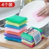 Wipe the scouring pad with a sponge details Picture