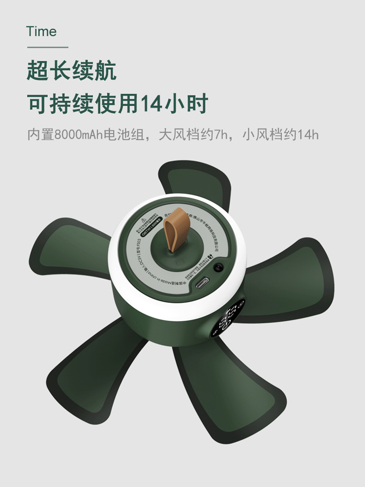 Factory wholesale mosquito nets, camping fans, dormitory silent DC DC with light remote control, mini charging, USB small ceiling fans Application Scenario