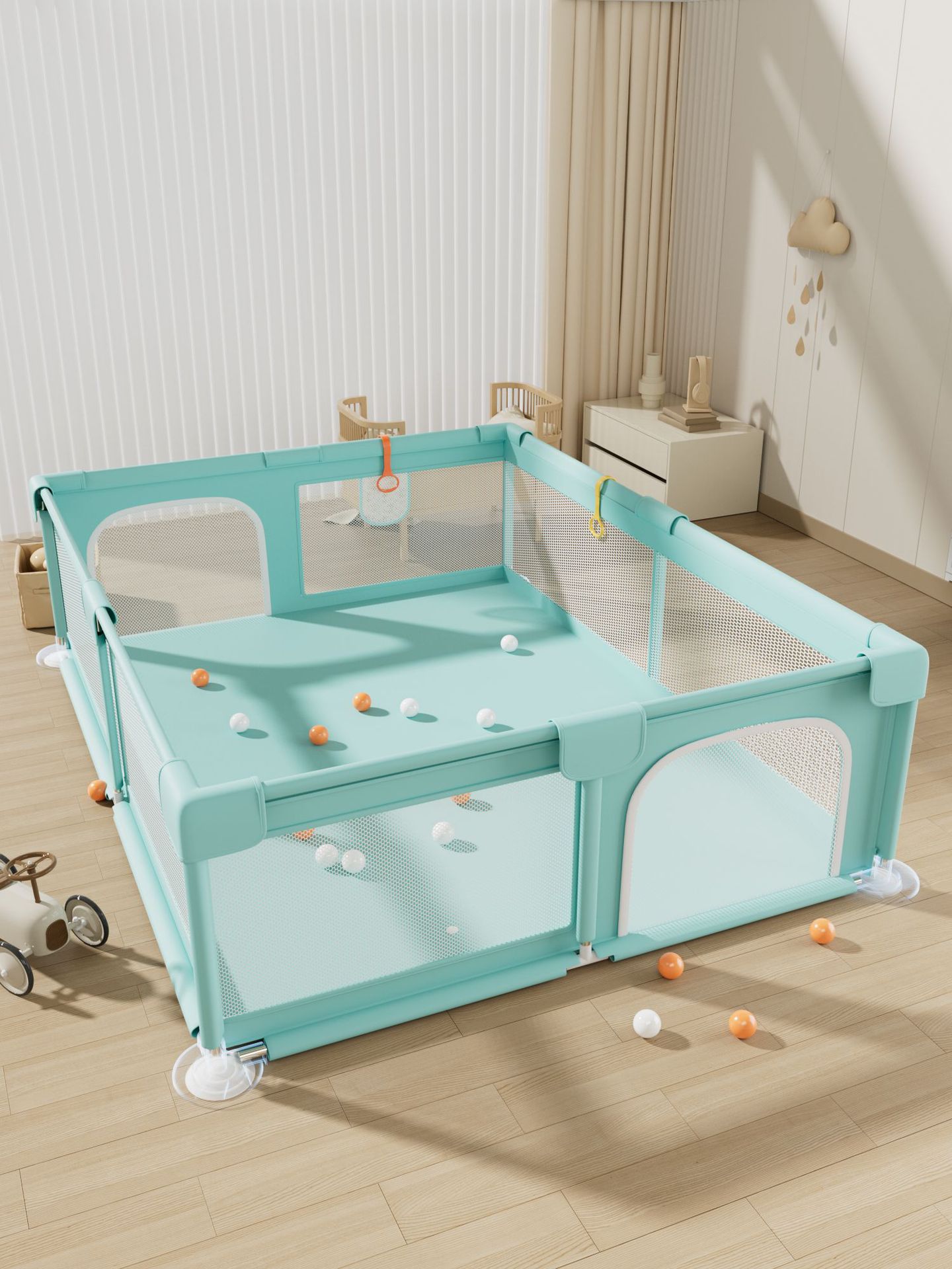 Cross border fence Indoor children's play fence Home fence indoor baby guard fence baby toddler fence Application Scenario