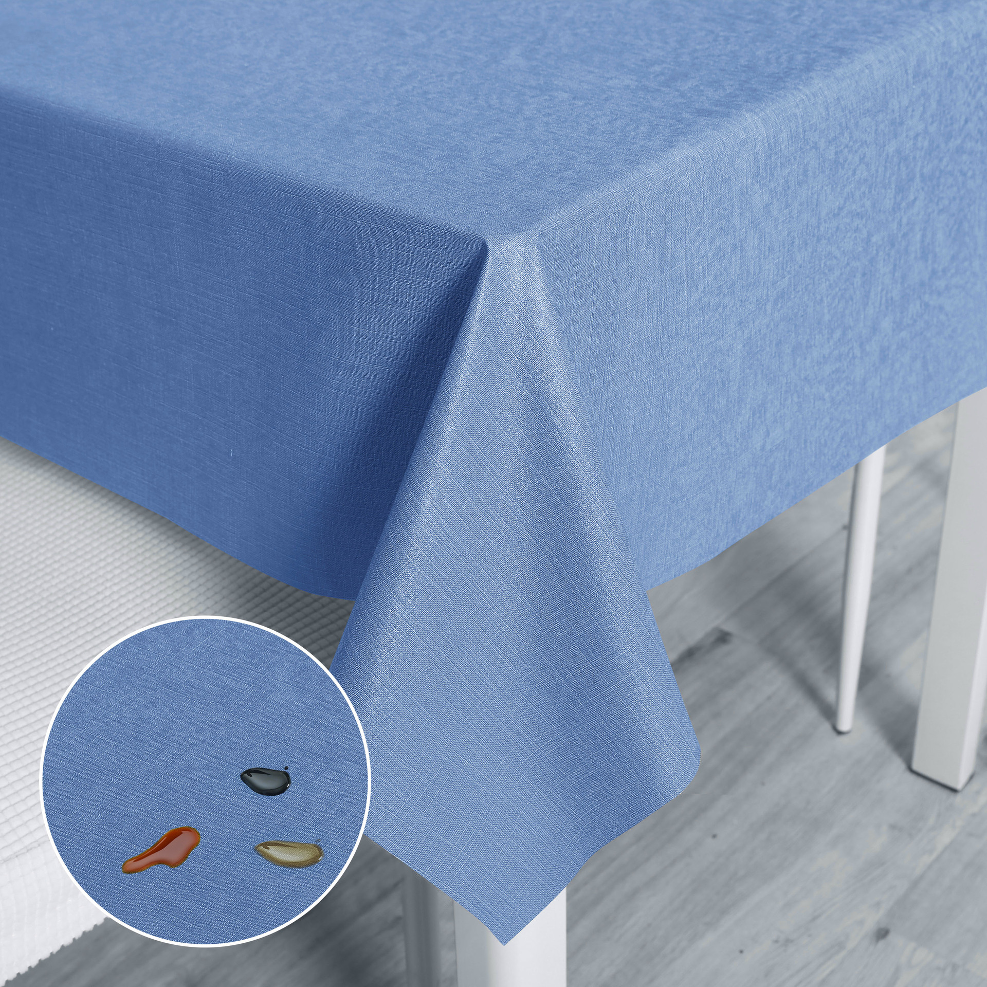No-wash, waterproof and oil-resistant PVC tablecloth, popular Instagram home simple solid color tablecloth, coffee table, desk and tablecloth wholesale Specification image