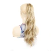 Foreign trade wig for women, long hair in a ponytail, European and American water wave long curly hair, small scratch clip synthetic fiber wig, high ponytail details Picture