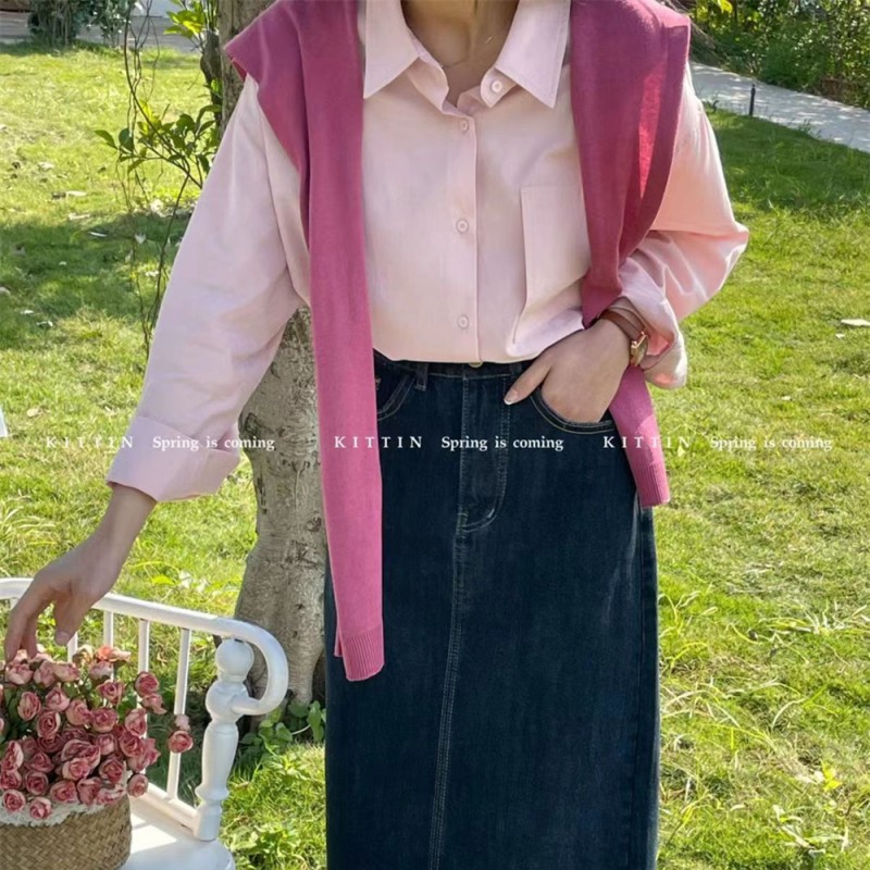 10% Wool New Thin Spring And Autumn Knitted Shawl With Female Air Conditioning Small Shoulder Milk Tea Color Korean Shawl details Picture