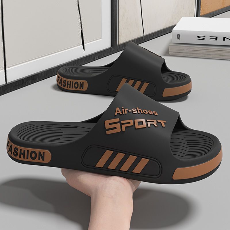 Summer men's cool slippers 2025 new style for outdoor wear, trendy home fashion, thickened soft-soled anti-slip women's slippers Application Scenario