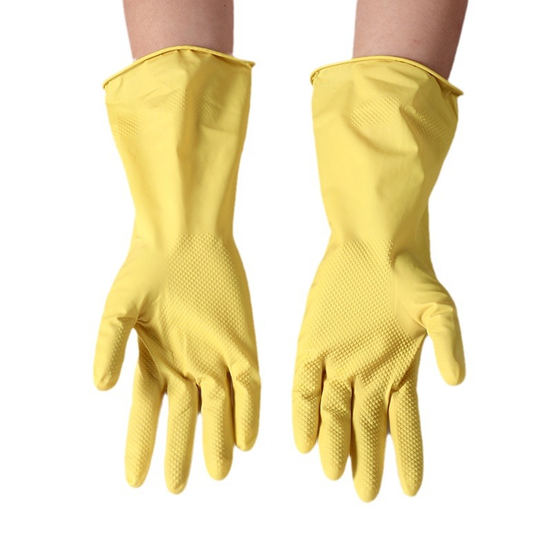 Wholesale of new latex gloves, kitchen rubber gloves, multi-color laundry, dishwashing, household cleaning gloves and utensils Item Picture