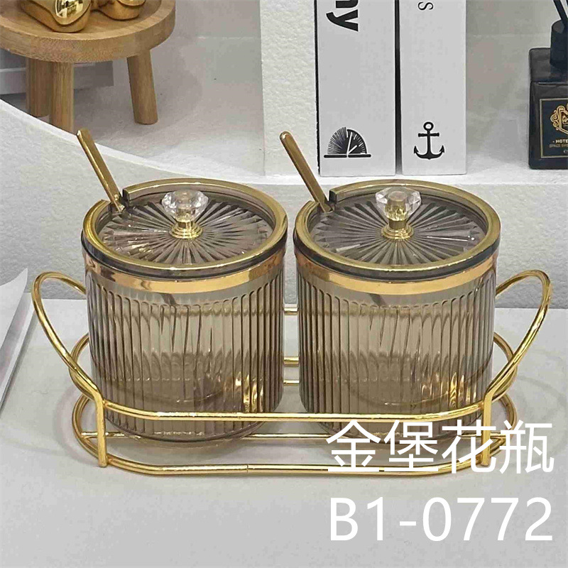Double-grid fruit box, fruit plate, north candy, fruit plate, snack plate, snacks, home tea snacks, high appearance level fruit plate, golden castle vase