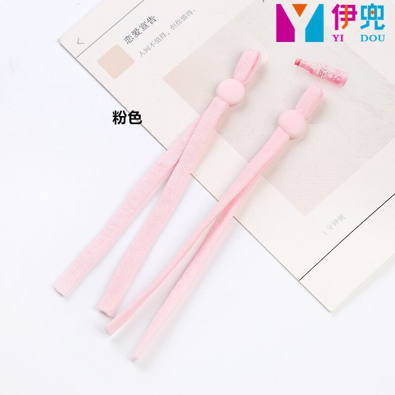 Sunscreen Mask Mask Rope Adjustable 5Mm Elastic Ear Rope Hat Hair Accessories Color Pull Flat Buckle Rope Specification drawing