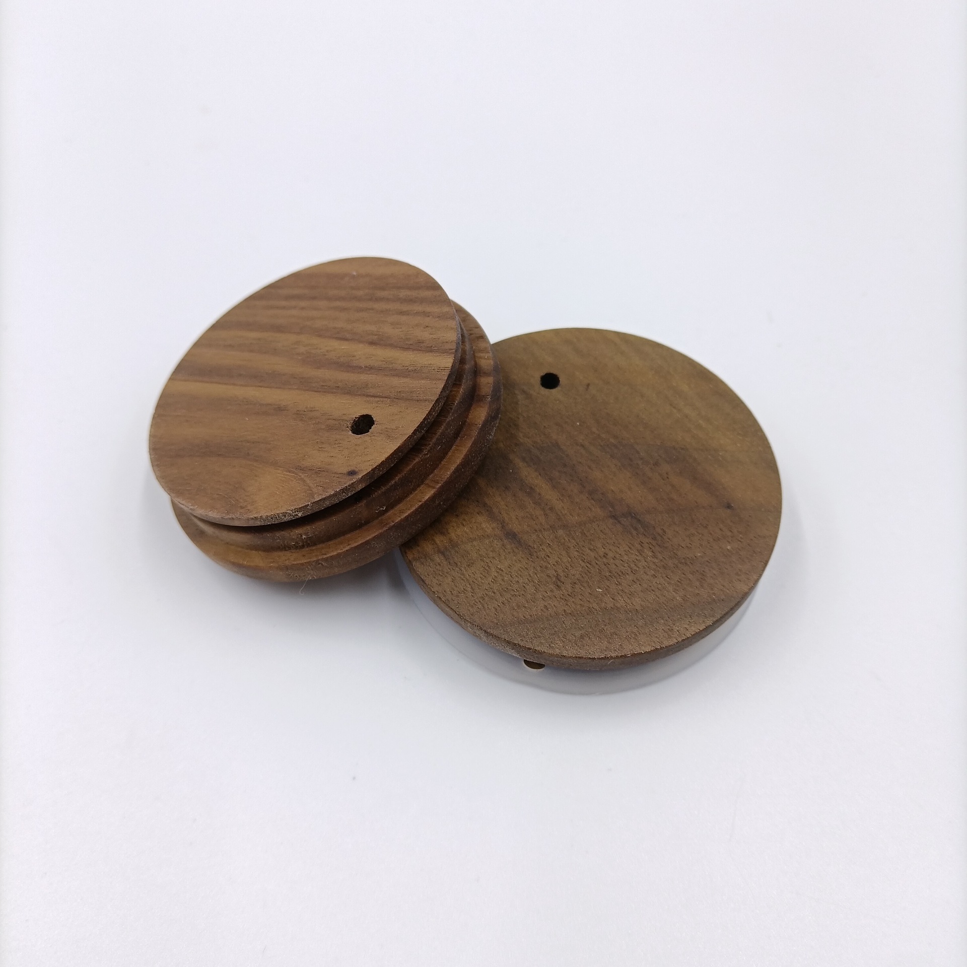 Glass Bamboo Cover Solid Wood Storage Tank Wooden Cover Bamboo Cover Straw Glass Jar Wooden Cup Cover Wooden Cover Bamboo Cover details Picture