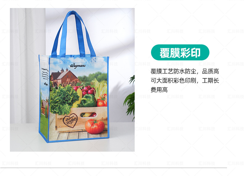Ready-made non-woven fabric bags, advertising, shopping, eco-friendly hand-held heat-pressed three-dimensional bags, customized and can be printed with logos, wholesale pic 24