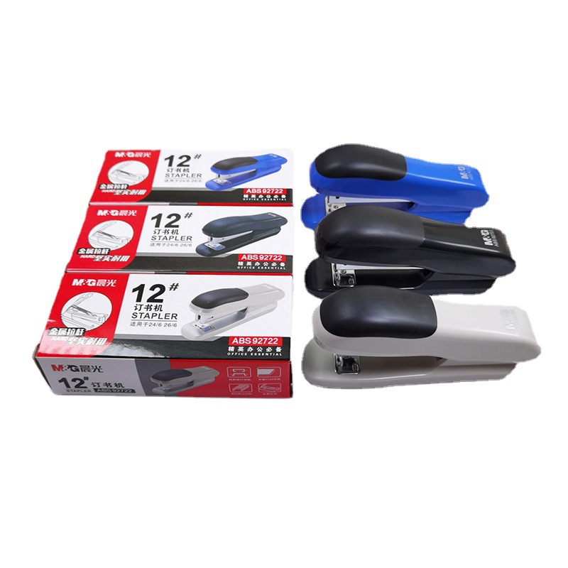Wholesale of office labor-saving No. 12 stapler, large commercial universal stapler, metal pull rod binding machine Item Picture