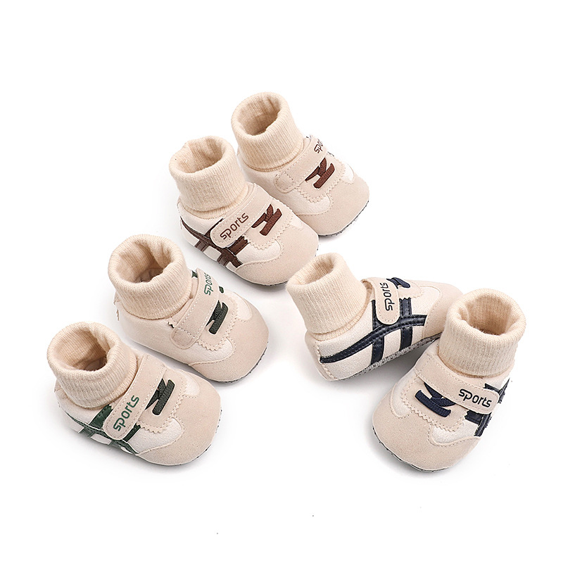春秋新款婴儿鞋男女宝宝0-1岁宝宝鞋袜一体保暖运动学步鞋